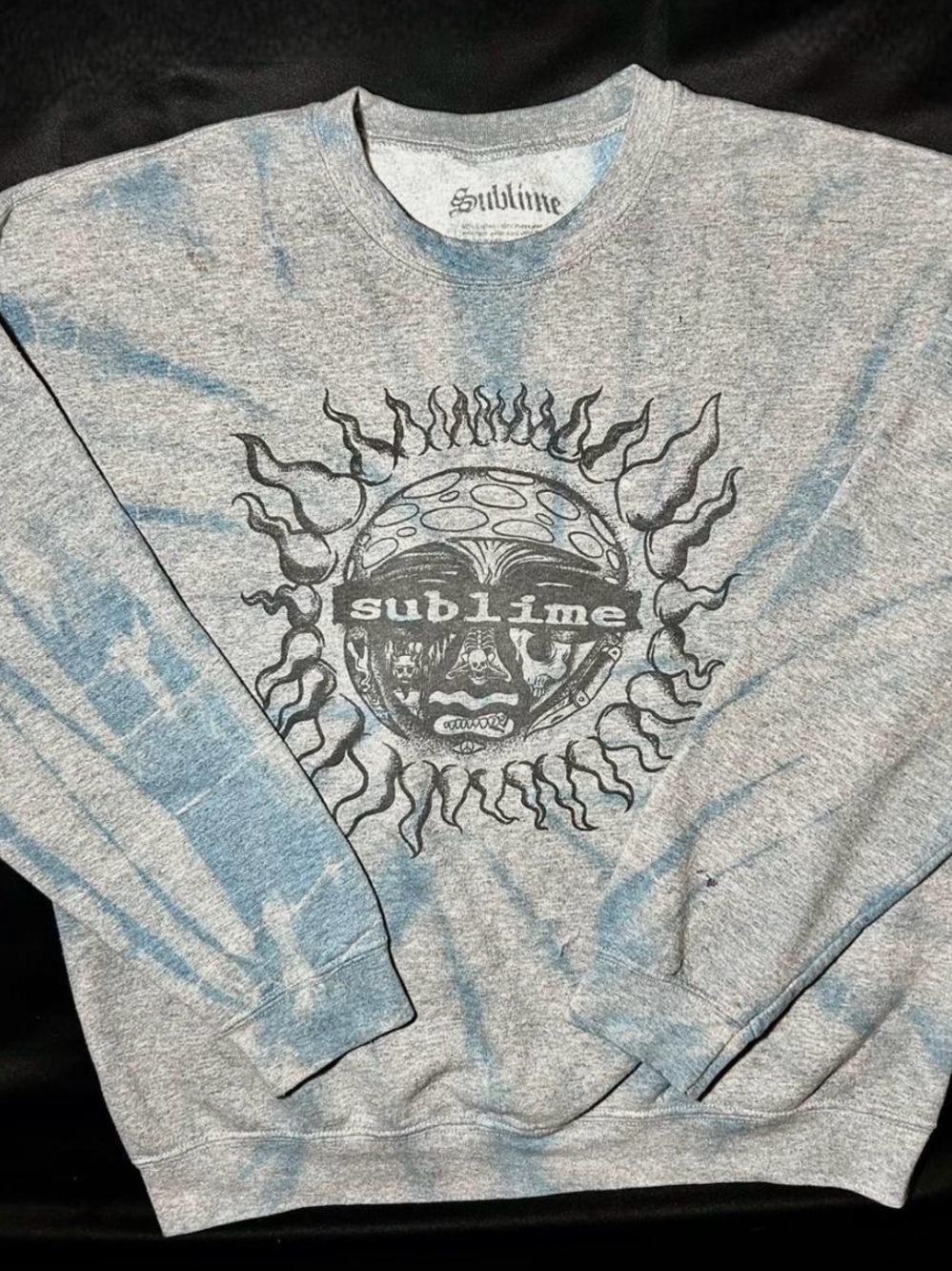 Sublime tie dye crewneck sweatshirt